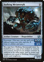 Matte Finish The Brothers' War Hulking Metamorph ( #79 )