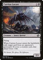 Matte Finish The Brothers' War Carrion Locust ( #87 )