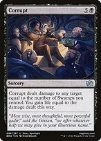 Matte Finish The Brothers' War Corrupt ( #88 )