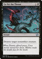 Matte Finish The Brothers' War Go for the Throat ( #102 )