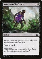 Matte Finish The Brothers' War Moment of Defiance ( #108 )