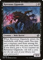 Matte Finish The Brothers' War Ravenous Gigamole ( #113 )