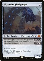 Matte Finish The Brothers' War Phyrexian Fleshgorger ( #121 )