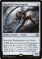 Matte Finish The Brothers' War Razorlash Transmogrant ( #122 )