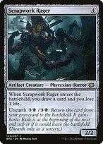 Matte Finish The Brothers' War Scrapwork Rager ( #123 )