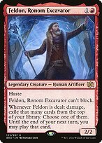 Matte Finish The Brothers' War Feldon, Ronom Excavator ( #135 )
