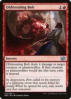 Matte Finish The Brothers' War Obliterating Bolt ( #145 )