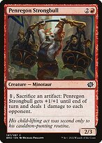 Matte Finish The Brothers' War Penregon Strongbull ( #147 )