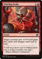 Matte Finish The Brothers' War Whirling Strike ( #157 )