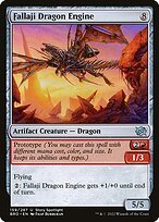 Matte Finish The Brothers' War Fallaji Dragon Engine ( #159 )