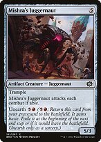 Matte Finish The Brothers' War Mishra's Juggernaut ( #161 )