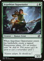 Matte Finish The Brothers' War Argothian Opportunist ( #167 )