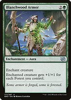Matte Finish The Brothers' War Blanchwood Armor ( #171 )
