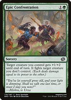 Matte Finish The Brothers' War Epic Confrontation ( #176 )