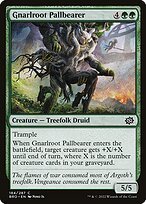 Matte Finish The Brothers' War Gnarlroot Pallbearer ( #184 )