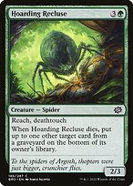 Matte Finish The Brothers' War Hoarding Recluse ( #186 )