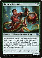 Matte Finish The Brothers' War Sarinth Steelseeker ( #189 )