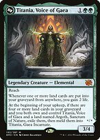 Matte Finish The Brothers' War Titania, Voice of Gaea ( #193 )