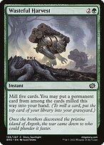 Matte Finish The Brothers' War Wasteful Harvest ( #196 )