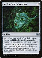 Matte Finish The Brothers' War Mask of the Jadecrafter ( #201 )