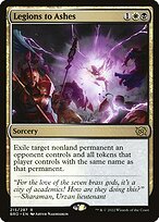 Matte Finish The Brothers' War Legions to Ashes ( #215 )