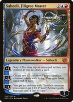 Matte Finish The Brothers' War Saheeli, Filigree Master ( #219 )