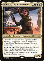 Matte Finish The Brothers' War Tocasia, Dig Site Mentor ( #224 )