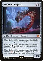 Matte Finish The Brothers' War Bladecoil Serpent ( #229 )
