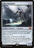 Matte Finish The Brothers' War Clay Champion ( #230 )