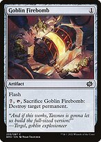 Matte Finish The Brothers' War Goblin Firebomb ( #235 )
