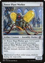 Matte Finish The Brothers' War Power Plant Worker ( #241 )