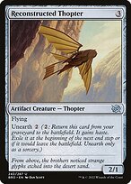 Matte Finish The Brothers' War Reconstructed Thopter ( #242 )