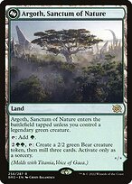 Matte Finish The Brothers' War Argoth, Sanctum of Nature ( #256 )