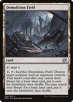 Matte Finish The Brothers' War Demolition Field ( #260 )