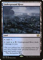 Matte Finish The Brothers' War Underground River ( #267 )