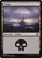 Matte Finish The Brothers' War Swamp ( #272 )