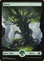Matte Finish The Brothers' War Forest ( #287 )