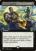 Matte Finish The Brothers' War Fateful Handoff ( #325 )