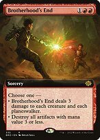 Matte Finish The Brothers' War Brotherhood's End ( #335 )