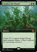 Matte Finish The Brothers' War Awaken the Woods ( #344 )