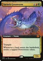 Matte Finish The Brothers' War Sarinth Greatwurm ( #358 )