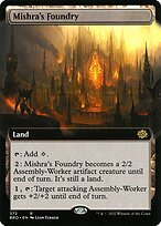 Matte Finish The Brothers' War Mishra's Foundry ( #372 )