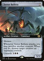 Matte Finish The Brothers' War Terror Ballista ( #375 )
