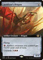 Matte Finish The Brothers' War Artificer's Dragon ( #376 )