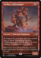 Matte Finish The Brothers' War Sardian Cliffstomper ( #383 )