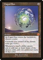 Matte Finish The Brothers' War Retro Artifacts Caged Sun ( #9 )