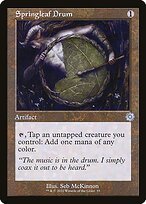 Matte Finish The Brothers' War Retro Artifacts Springleaf Drum ( #55 )