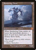 Matte Finish The Brothers' War Retro Artifacts Sundering Titan ( #57 )