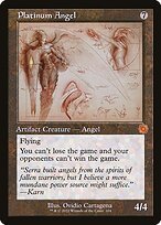 Matte Finish The Brothers' War Retro Artifacts Platinum Angel ( #104 )