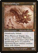 Matte Finish The Brothers' War Retro Artifacts Wurmcoil Engine ( #126 )